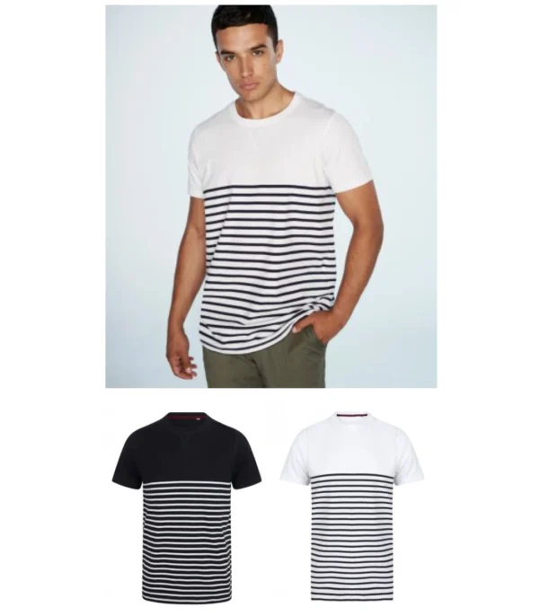 Front Row FR135 Breton Striped T-Shirt